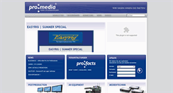 Desktop Screenshot of pro-media.at