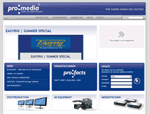 Tablet Screenshot of pro-media.at
